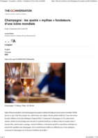 Champagne: les quatre « mythes » fondateurs d’une icône mondiale