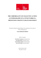 The Corporeality of Collective Action: An Ethnography of Activist Work in a French Non-Violent Climate Movement