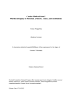 Castles Made Of Sand?: On the Interplay of Material Artifacts, Times, and Institutions