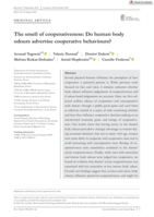 The smell of cooperativeness: Do human body odours advertise cooperative behaviours?