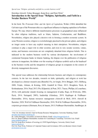 Introduction to the Special Issue "Religion, Spirituality, and Faith in a Secular Business World"