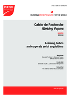 Learning, hubris and corporate serial acquisitions
