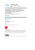 Book review: "Soraya Boudia et Emmanuel Henry (dir.), La mondialisation des risques. Une histoire politique et transnationale des risques sanitaires et environnementaux, Presses universitaires de Rennes, Rennes, 2015, 214 p."