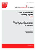 Création et co-création de valeur: une approche interactionnelle du marketing