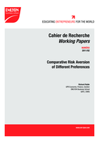 Comparative risk aversion of different preferences