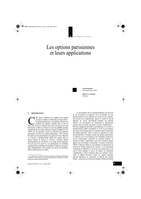 Les options parisiennes et leurs applications
