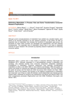Rethinking Materialism: A Process View and Some Transformative Consumer Research Implications