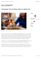 Champagne: four founding myths of a global icon