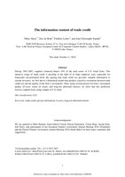 The information content of trade credit