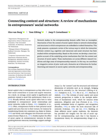 Connecting content and structure: A review of mechanisms in entrepreneurs’ social networks