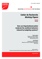 How can Organizational justice moderate the unethical behaviors induced by budgeting systems?
