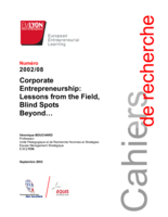 Corporate Entrepreneurship: lessons from the Field, Blind Spots Beyond…