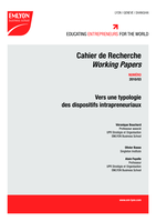 Vers une typologie des dispositifs intrapreneuriaux