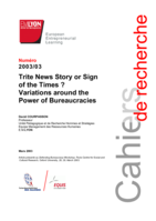 Trite news story or sign of the times?: Variations arount the power of bureaucracies