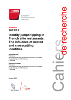 Identity jumpshipping in french elite restaurants: the influence of nested and crosscutting identities