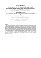 ‘It’s in Her Eyes’- A ‘Barometer’ for EU Accession Through Female Perceptions of Role Portrayals in Advertising: A Cross-Cultural Study of Ukraine and Turkey
