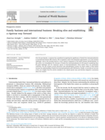 Family business and international business: Breaking silos and establishing a rigorous way forward