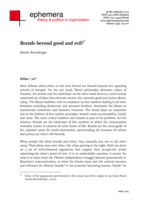 Brands beyond good and evil?