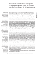 Konkurrens, selektion och entreprenöriellt lärande – Global Award for Entrepreneurship Research 2019 till Boyan Jovanovic