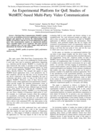 An Experimental Platform for QoE Studies of WebRTC-based Multi-Party Video Communication