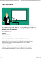 Quand les dirigeants utilisent le storytelling pour atténuer leurs erreurs stratégiques