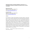 Dimensionalizing E-Grocery Shopping ‘In Practice’: An Illustration Through Turkish Consumers’ Front-Loading Activities