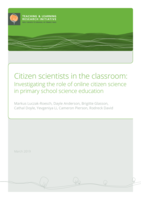 Citizen scientists in the classroom: Investigating the role of online citizen science in primary school science education