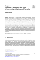 Producing Compliance: The Work of Interpreting, Adapting, and Narrating