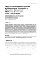 Exploring the Intellectual Structure and International Cooperation in Information Management: A Bibliometric Overview Using 2-Tuple Linguistic Model