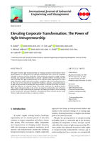 Elevating Corporate Transformation: The Power of Agile Intrapreneurship