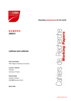 Lattices and Lotteries