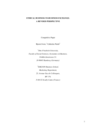Ethical business-to-business exchange: A revised perspective