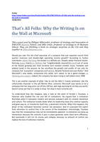 That's All Folks: Why the Writing Is on the Wall at Microsoft