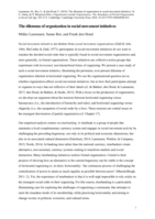 The Dilemma of Organization in Social Movement Initiatives