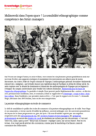 Malinowski dans l’open-space ?: La sensibilité ethnographique comme compétence des futurs managers
