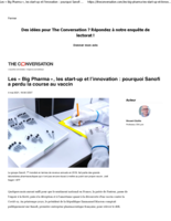 Les "Big Pharma", les start-up et l’innovation: pourquoi Sanofi a perdu la course au vaccin