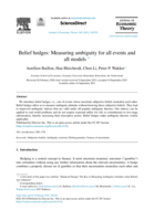 Belief hedges: Measuring ambiguity for all events and all models