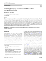 Fundraising, Governance and Environmental Ethics: Evidence from Equity Crowdfunding