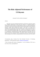 The Risk-Adjusted Performance of US Buyouts