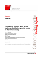 Competing "terroir" and "brand" logics and violating genetic codes in the wine industry