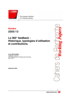 Le 360° feedback: Historique typologies d utilisation et contributions