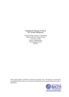 Unpicking the meaning of value key in account management