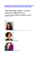 Vide-dressing en ligne: l’art de mettre les utilisateurs en concurrence pour les faire rester