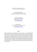 Tell stories that make sense: An example of training business logic in selling