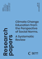 Climate Change Education from the Perspective of Social Norms: A Systematic Review