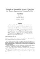 Tradable or nontradable factors: what does the Hansen–Jagannathan distance tell us?