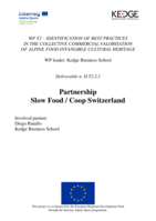 Partnership Slow Food / Coop Switzerland