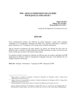 PMI: quelle dimension financière pour quelle stratégie ?