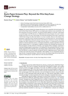 Rock-paper-scissors play: Beyond the win-stay/lose-change strategy