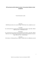 CEO narcissism and the takeover process: From Private Initiation to Deal Completion